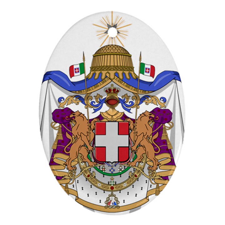 Greater Coat of Arms of Italy, 1870-1890  Ornament (Oval)