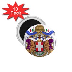 Greater Coat Of Arms Of Italy, 1870-1890  1 75  Magnets (10 Pack)  by abbeyz71