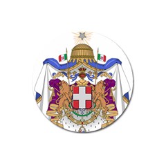 Greater Coat Of Arms Of Italy, 1870-1890 Magnet 3  (round) by abbeyz71