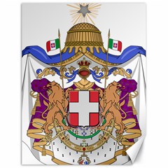 Greater Coat Of Arms Of Italy, 1870-1890 Canvas 18  X 24   by abbeyz71