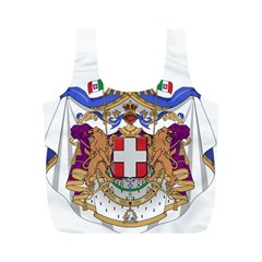 Greater Coat Of Arms Of Italy, 1870-1890 Full Print Recycle Bags (m)  by abbeyz71