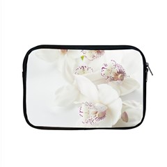 Orchids Flowers White Background Apple Macbook Pro 15  Zipper Case by Nexatart