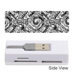 Gray Scale Pattern Tile Design Memory Card Reader (stick)  by Nexatart