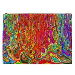 Background Texture Colorful Cosmetic Bag (xxl)  by Nexatart
