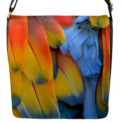 Spring Parrot Parrot Feathers Ara Flap Messenger Bag (s) by Nexatart