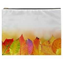 Autumn Leaves Colorful Fall Foliage Cosmetic Bag (xxxl) 