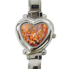 Background Texture Pattern Vintage Heart Italian Charm Watch by Nexatart