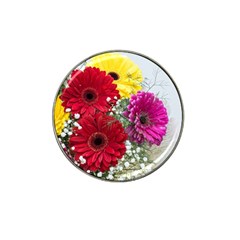Flowers Gerbera Floral Spring Hat Clip Ball Marker (4 Pack) by Nexatart