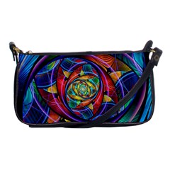 Eye Of The Rainbow Shoulder Clutch Bags