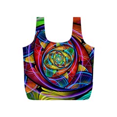 Eye Of The Rainbow Full Print Recycle Bags (s)  by WolfepawFractals