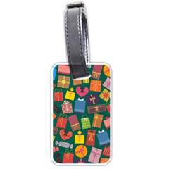Presents Gifts Background Colorful Luggage Tags (one Side)  by Nexatart