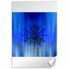 Background Christmas Star Canvas 20  X 30   by Nexatart