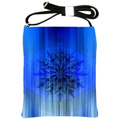 Background Christmas Star Shoulder Sling Bags by Nexatart