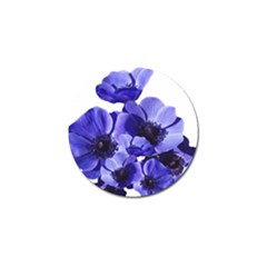 Poppy Blossom Bloom Summer Golf Ball Marker