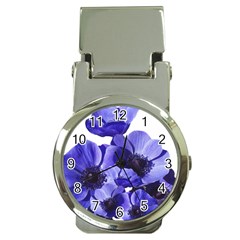 Poppy Blossom Bloom Summer Money Clip Watches by Nexatart