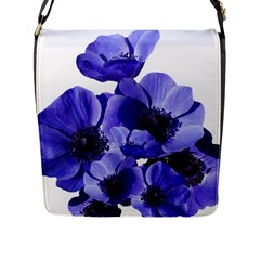 Poppy Blossom Bloom Summer Flap Messenger Bag (l)  by Nexatart