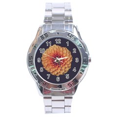 Art Beautiful Bloom Blossom Bright Stainless Steel Analogue Watch