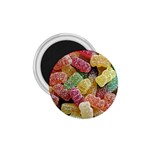 Jelly Beans Candy Sour Sweet 1.75  Magnets Front