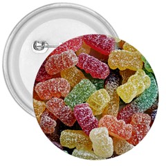 Jelly Beans Candy Sour Sweet 3  Buttons by Nexatart