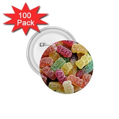 Jelly Beans Candy Sour Sweet 1 75  Buttons (100 Pack)  by Nexatart