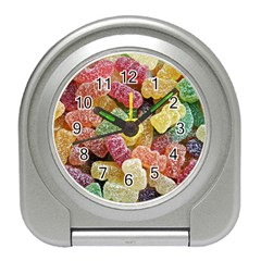 Jelly Beans Candy Sour Sweet Travel Alarm Clocks by Nexatart