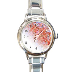 Effect Isolated Graphic Round Italian Charm Watch by Nexatart