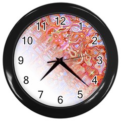 Effect Isolated Graphic Wall Clocks (black) by Nexatart