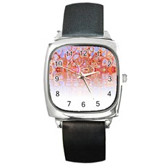 Effect Isolated Graphic Square Metal Watch by Nexatart