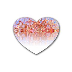 Effect Isolated Graphic Heart Coaster (4 Pack)  by Nexatart