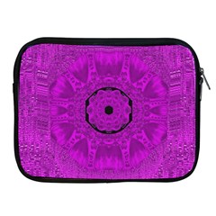 Purple Mandala Fashion Apple Ipad 2/3/4 Zipper Cases by pepitasart