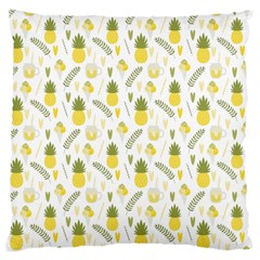 Pineapple Fruit And Juice Patterns Standard Flano Cushion Case (one Side) by TastefulDesigns