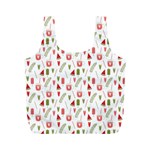 Watermelon fruit paterns Full Print Recycle Bags (M)  Front