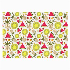 Summer Fruits Pattern Large Glasses Cloth