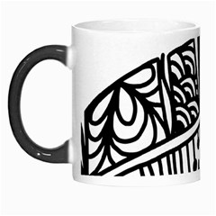 Feather Zentangle Morph Mugs by CraftyLittleNodes