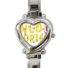 Cinco De Drinko Heart Italian Charm Watch