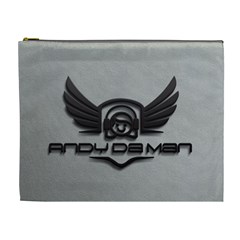 Andy Da Man 3d Grey Cosmetic Bag (xl) by Acid909