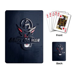 Andy Da Man 3d Dark Playing Card by Acid909