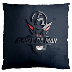 Andy Da Man 3d Dark Large Cushion Case (one Side) by Acid909