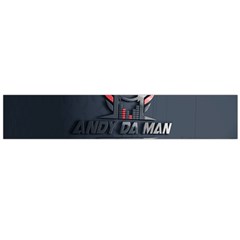 Andy Da Man 3d Dark Flano Scarf (large)