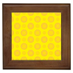 Cheese Background Framed Tiles