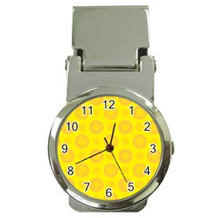 Cheese Background Money Clip Watches