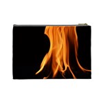 Fire Flame Pillar Of Fire Heat Cosmetic Bag (Large)  Back