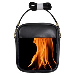 Fire Flame Pillar Of Fire Heat Girls Sling Bags by Nexatart