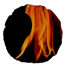 Fire Flame Pillar Of Fire Heat Large 18  Premium Round Cushions by Nexatart