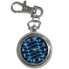 Background Light Glow Blue Key Chain Watches by Nexatart