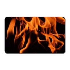 Fire Flame Heat Burn Hot Magnet (rectangular) by Nexatart