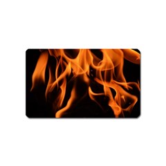 Fire Flame Heat Burn Hot Magnet (name Card) by Nexatart
