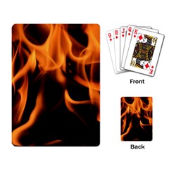 Fire Flame Heat Burn Hot Playing Card by Nexatart