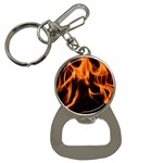 Fire Flame Heat Burn Hot Button Necklaces Front