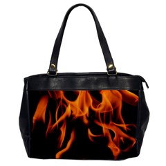 Fire Flame Heat Burn Hot Office Handbags by Nexatart
